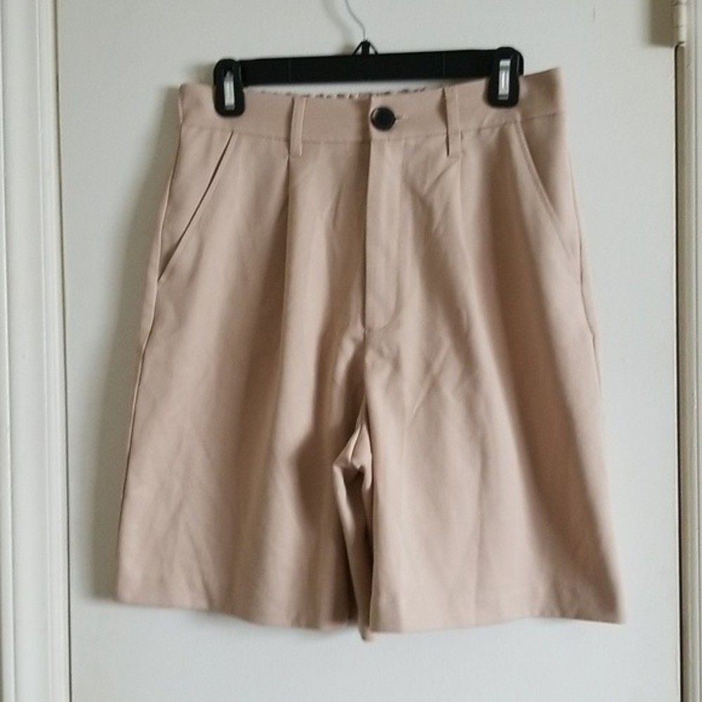 Bershka Tan Montenegro Bermuda Shorts Large